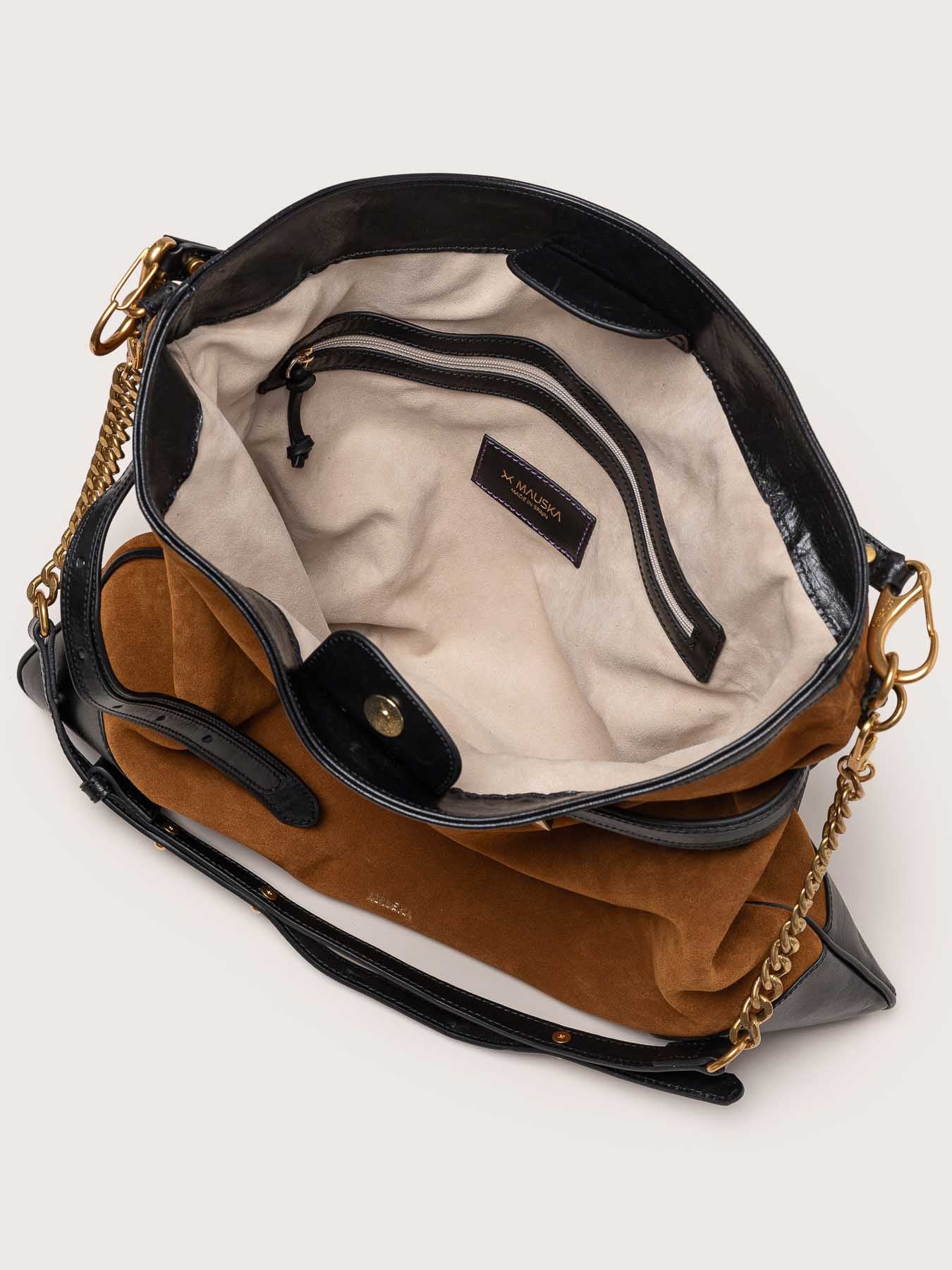 Pereira maxi, ochre suede