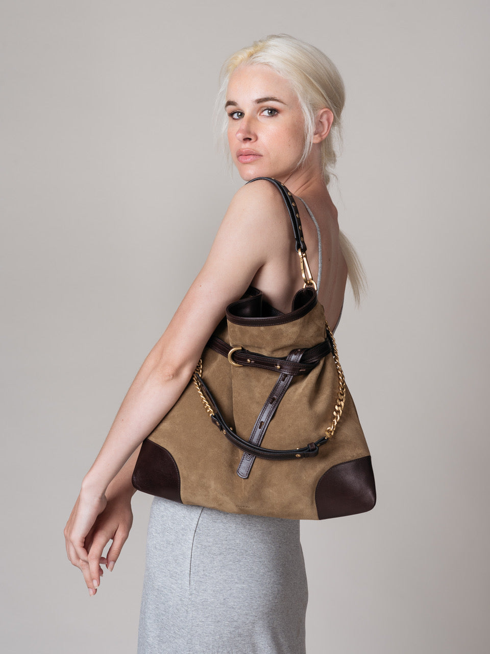 Pereira maxi - sand suede