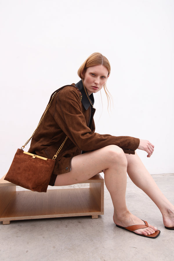 Petra, mink suede