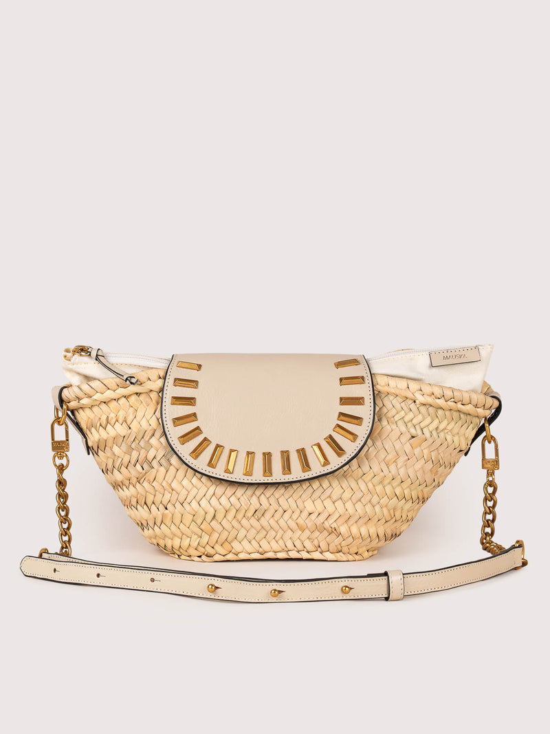 MAJORELLE STUDDED - BONE