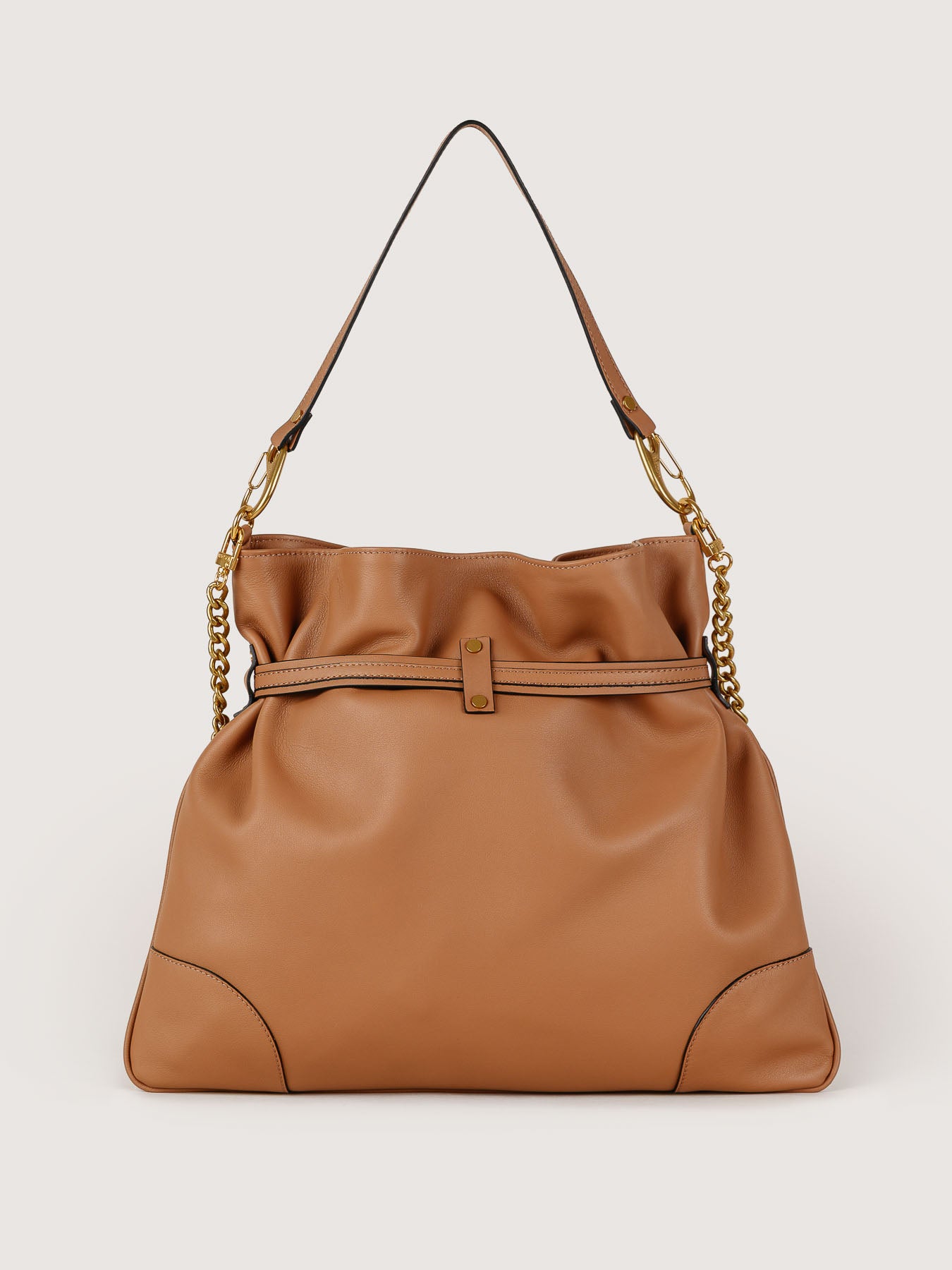 Back view of Pereira Maxi habana leather bag in premium leather.