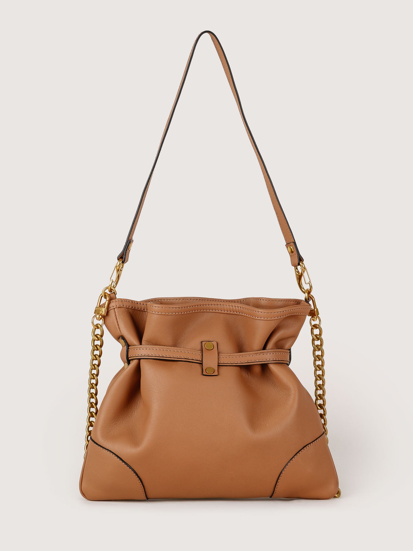 Back view of Pereira Mini habana leather bag in premium leather.