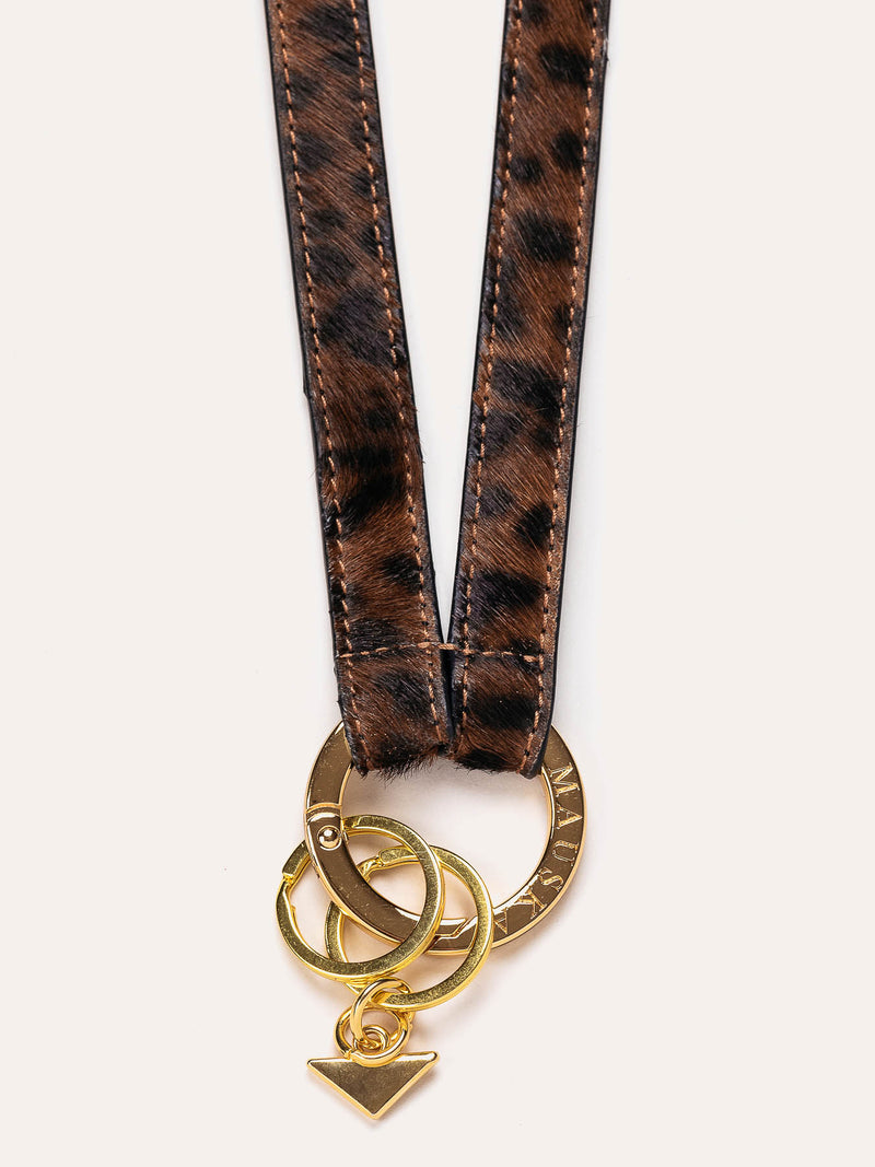 Key ring - leopard